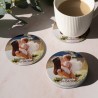 Dessous de verre avec photo Mariage - Naissance - Baptême - EVJF-G