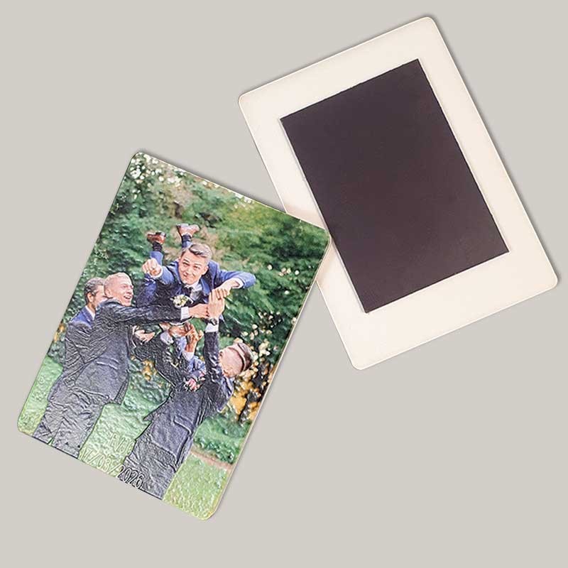Magnet personnalisé avec photo et texte