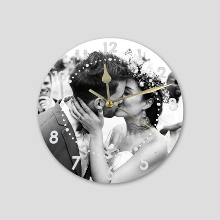Horloge personnalisée avec photo