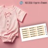 Pack d’étiquettes personnalisées pour la crèche