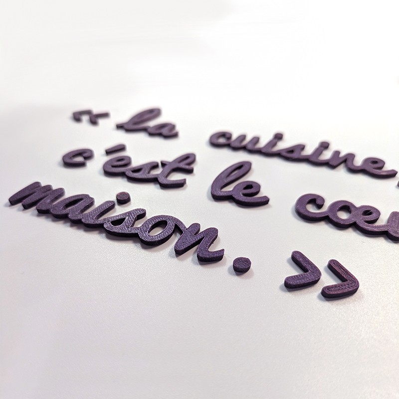 Lettres Déco Impression 3D à coller