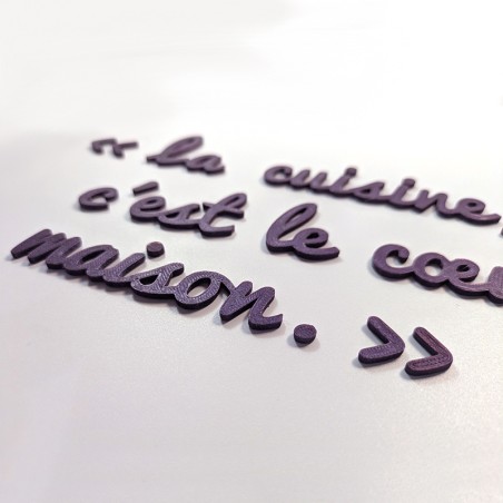 Lettres Déco Impression 3D à coller