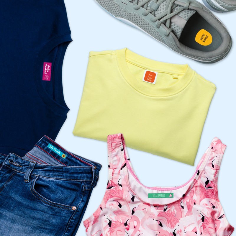 Pack 100% objets vêtements autocollantes et thermocollantes pour objets et vêtements