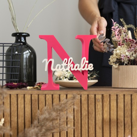 Mot sur initiale en Impression 3D