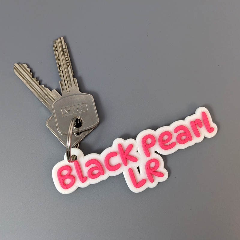 Porte-clé nom impression 3D