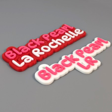 Porte-clé nom impression 3D